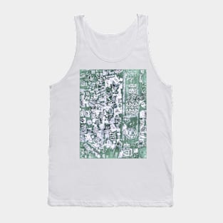 Green Sticker Art NYC Tank Top